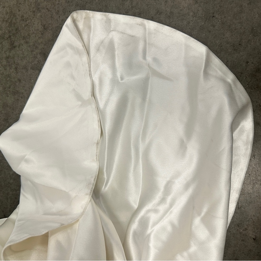 Retrofete Eve Crystal Halter Low Back Maxi Gown White - Picture 8 of 9